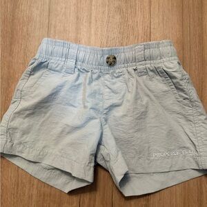 Properly Tied Gray Blue Kids Shorts